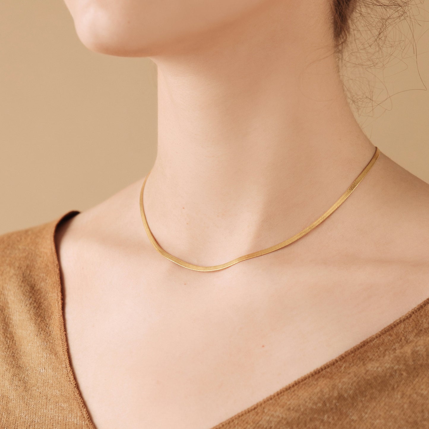 Herringbone Necklace Margot