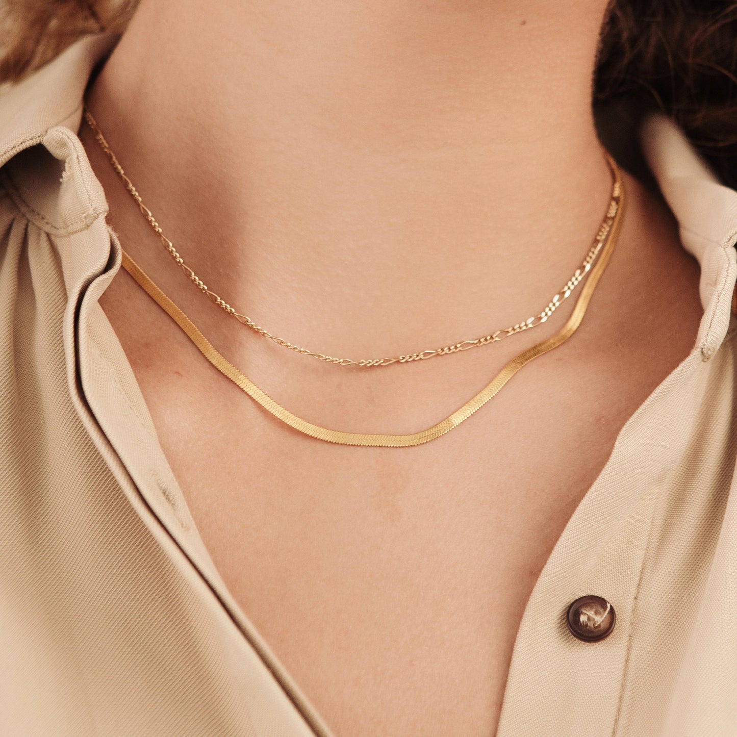 Herringbone Necklace Margot