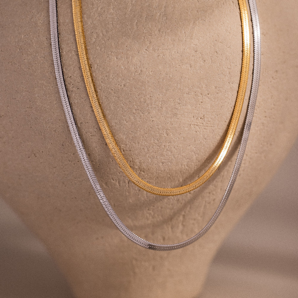 Herringbone Necklace Margot