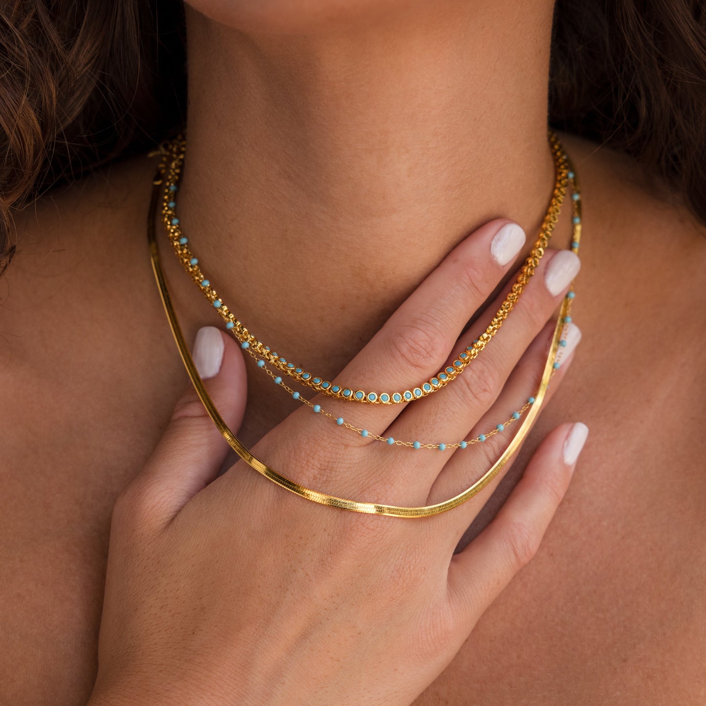 Herringbone Necklace Margot