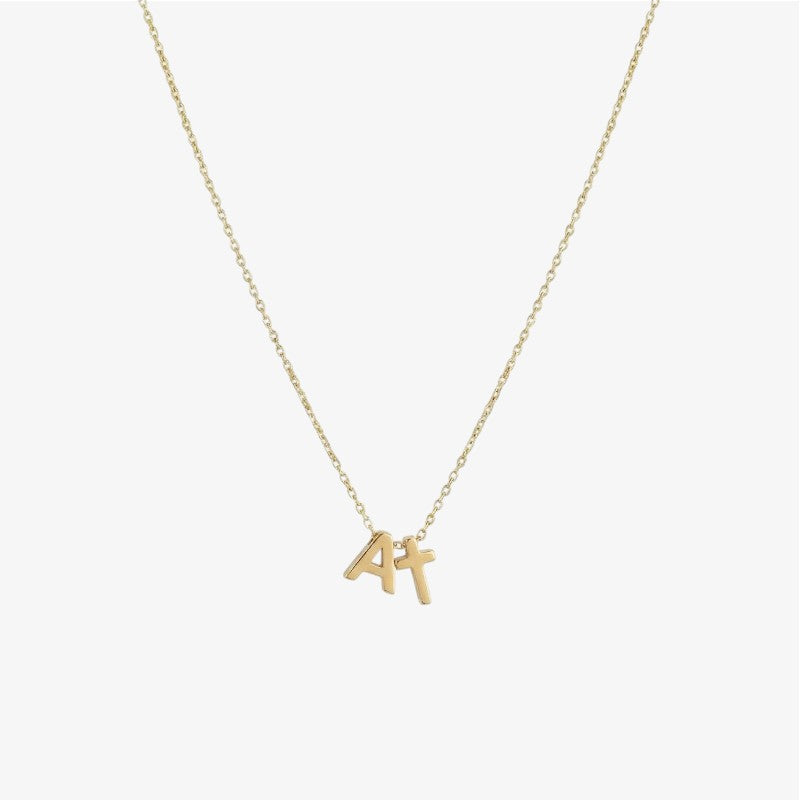 Initial Gold Necklace Margot