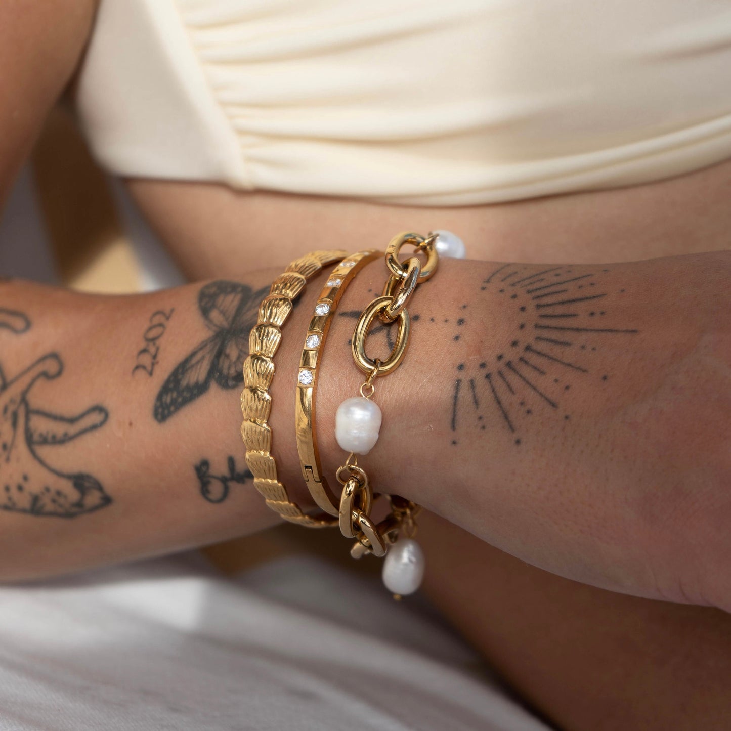 Interlocking Gold Bracelet Margot