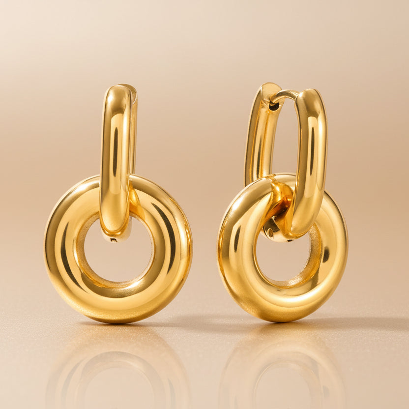 Intertwined Gold Earrings Margot