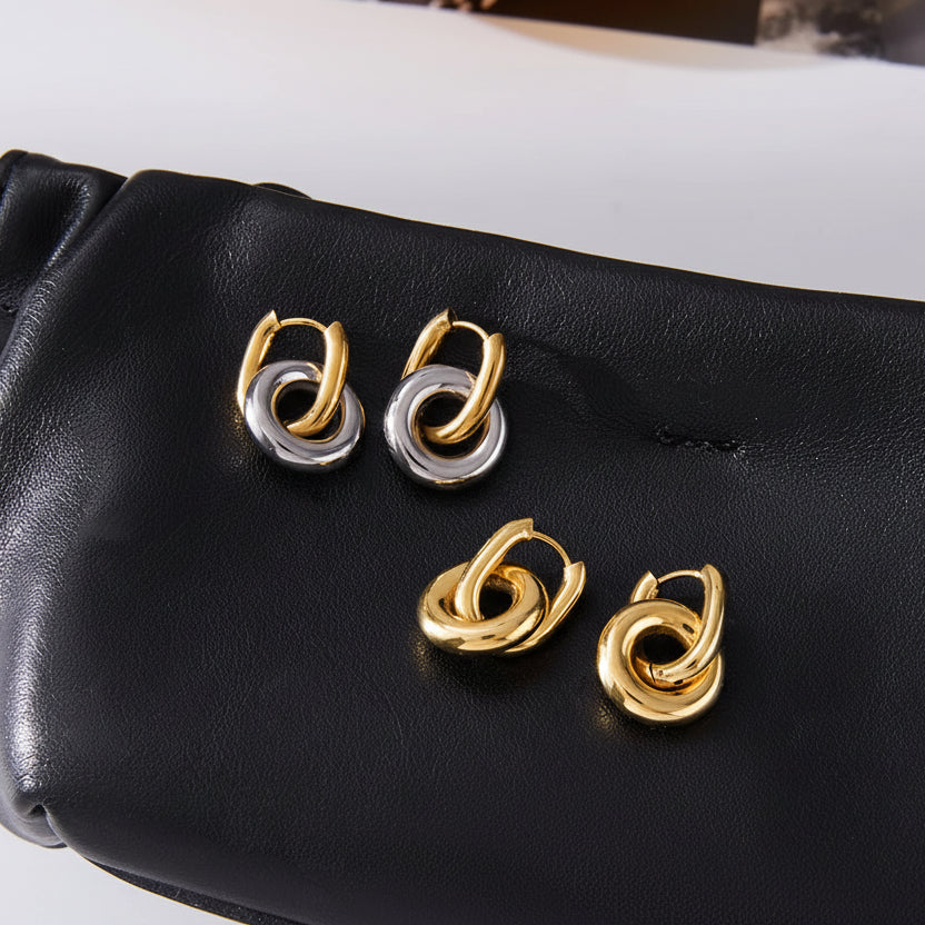 Intertwined Gold Earrings Margot
