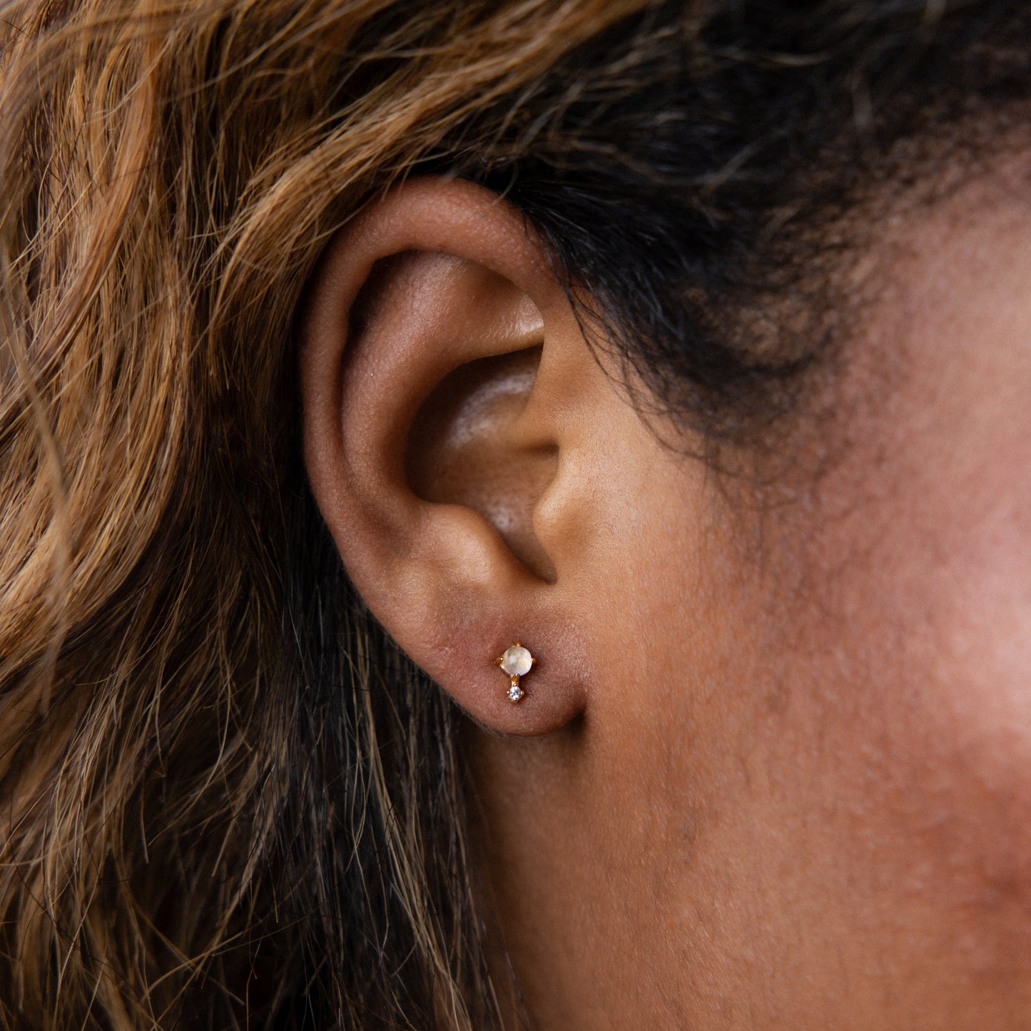 Iridescent Stud Earrings Margot