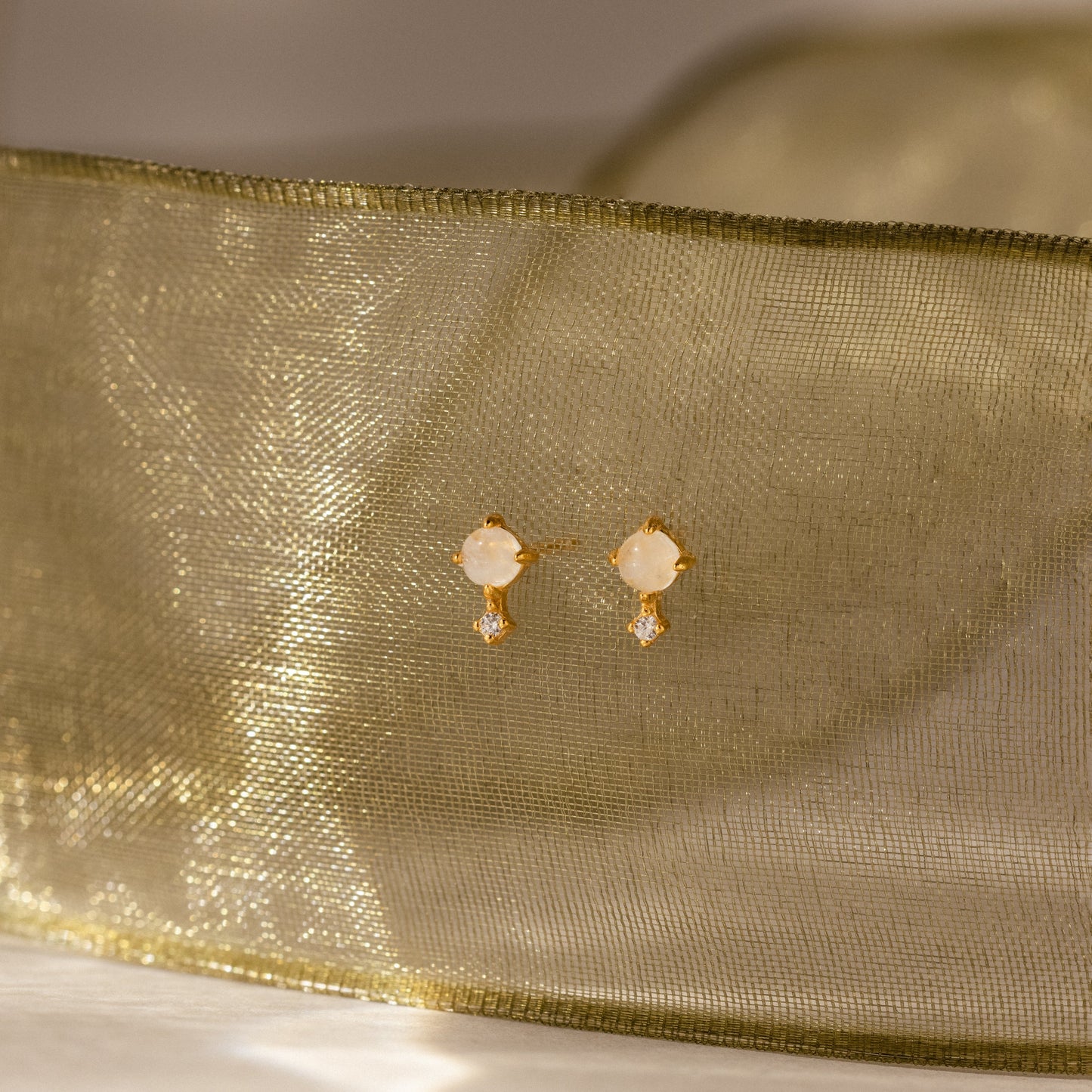 Iridescent Stud Earrings Margot