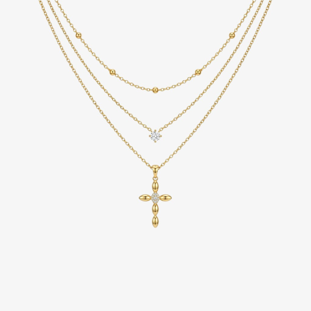 Layered Gold Necklace Margot