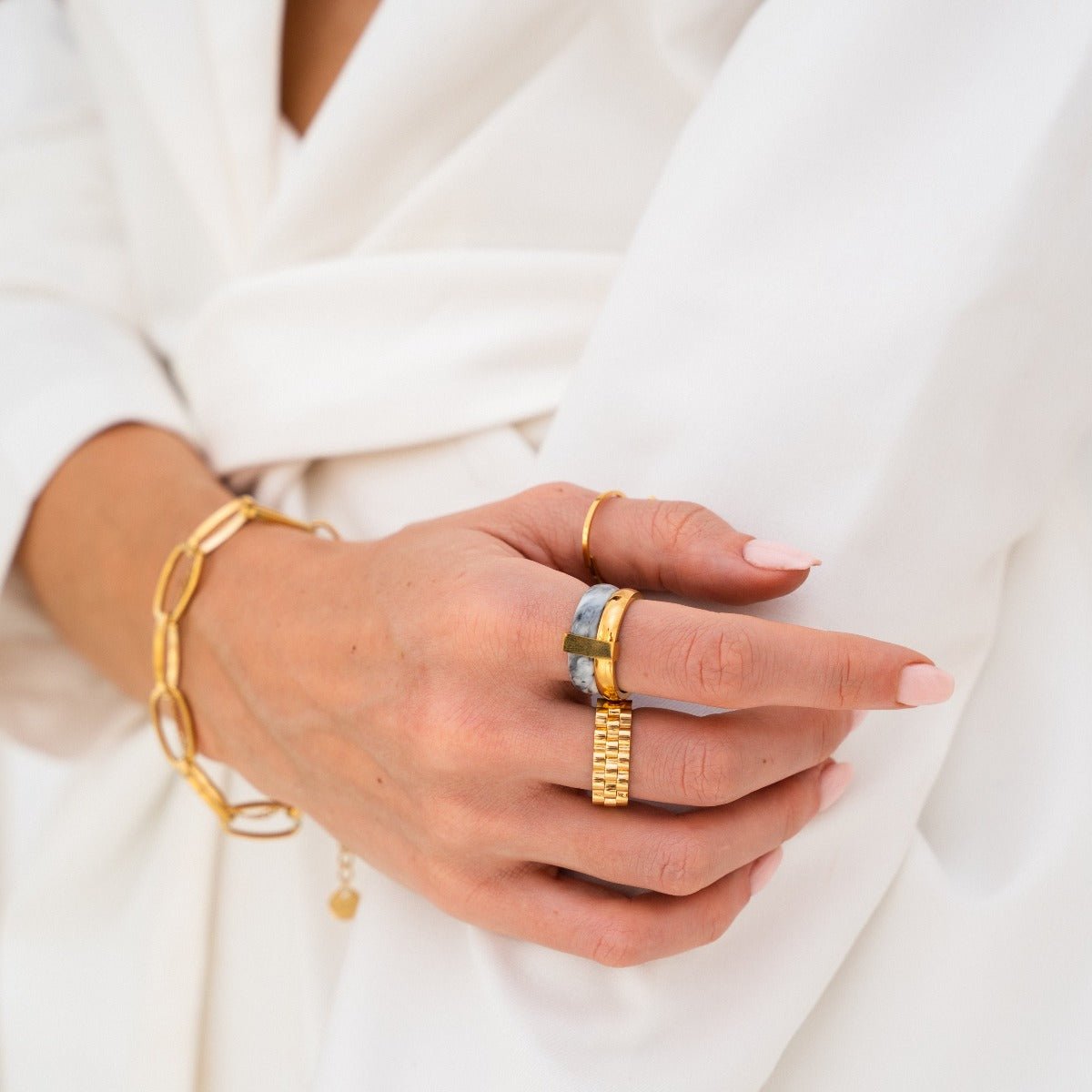 Layered Gold Ring Margot