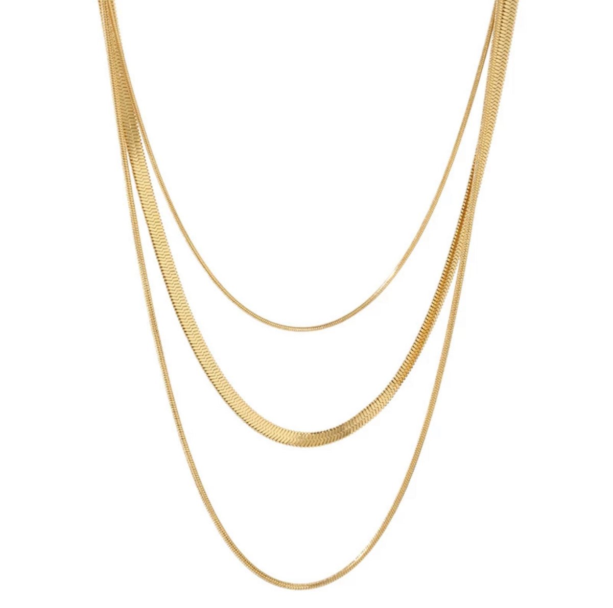Layered Mesh Necklace Margot