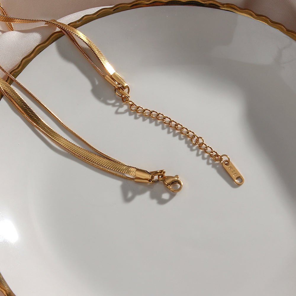 Layered Mesh Necklace Margot