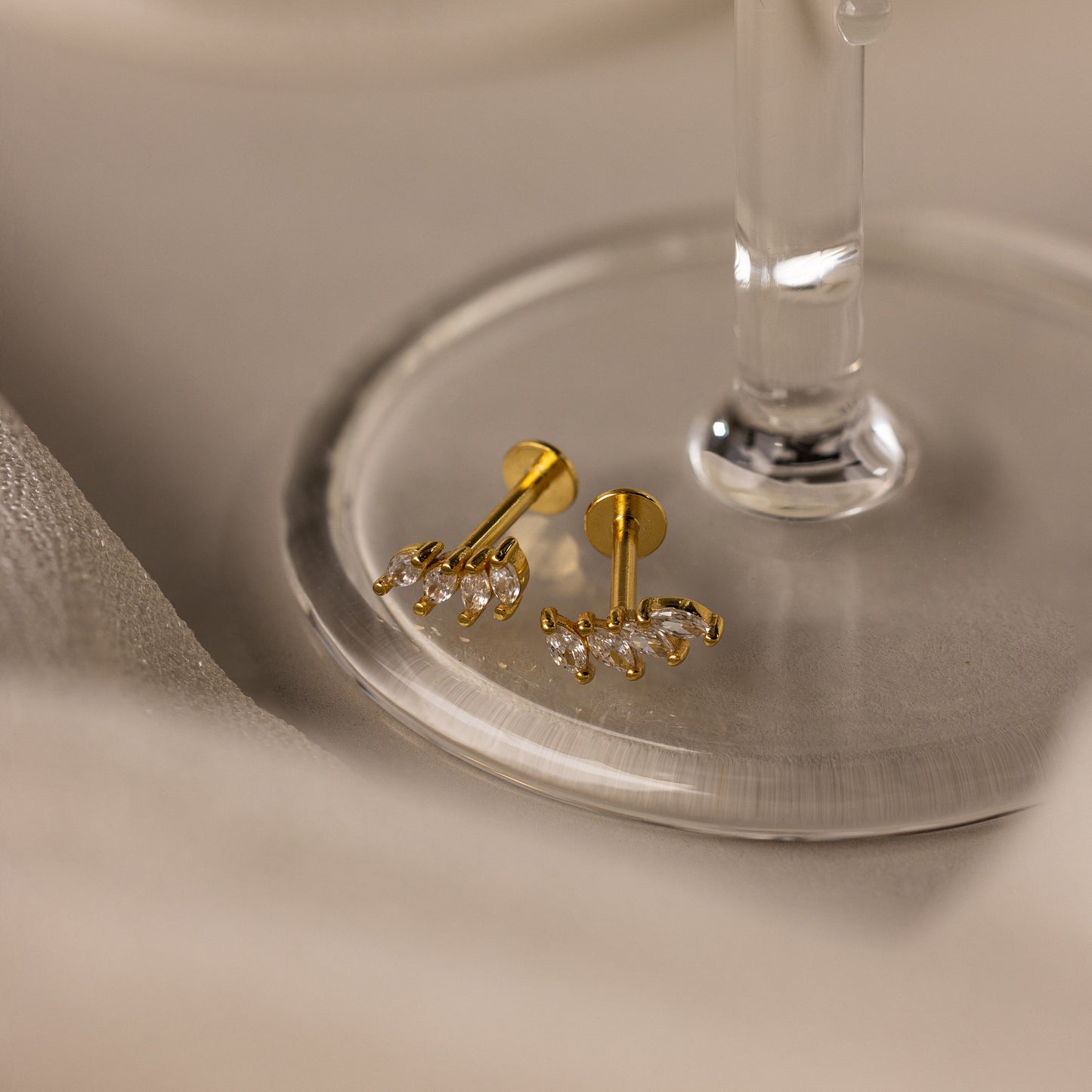 Marquise Diamond Earrings Margot
