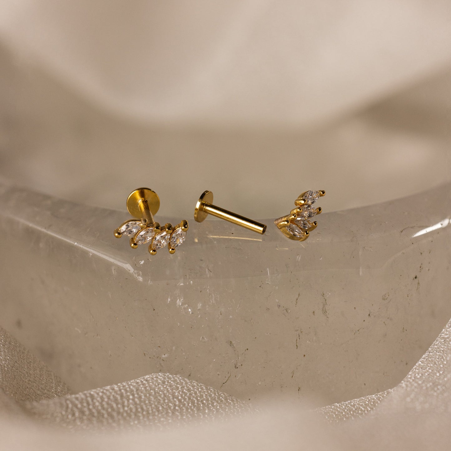 Marquise Diamond Earrings Margot