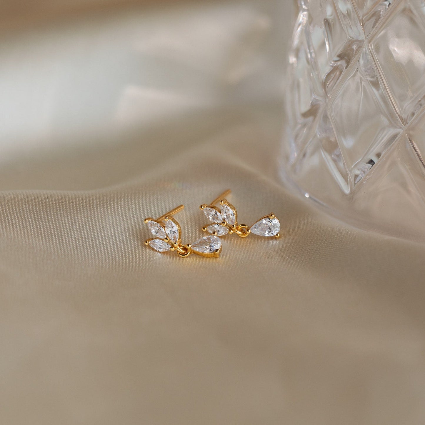 Marquise Drop Earrings Margot