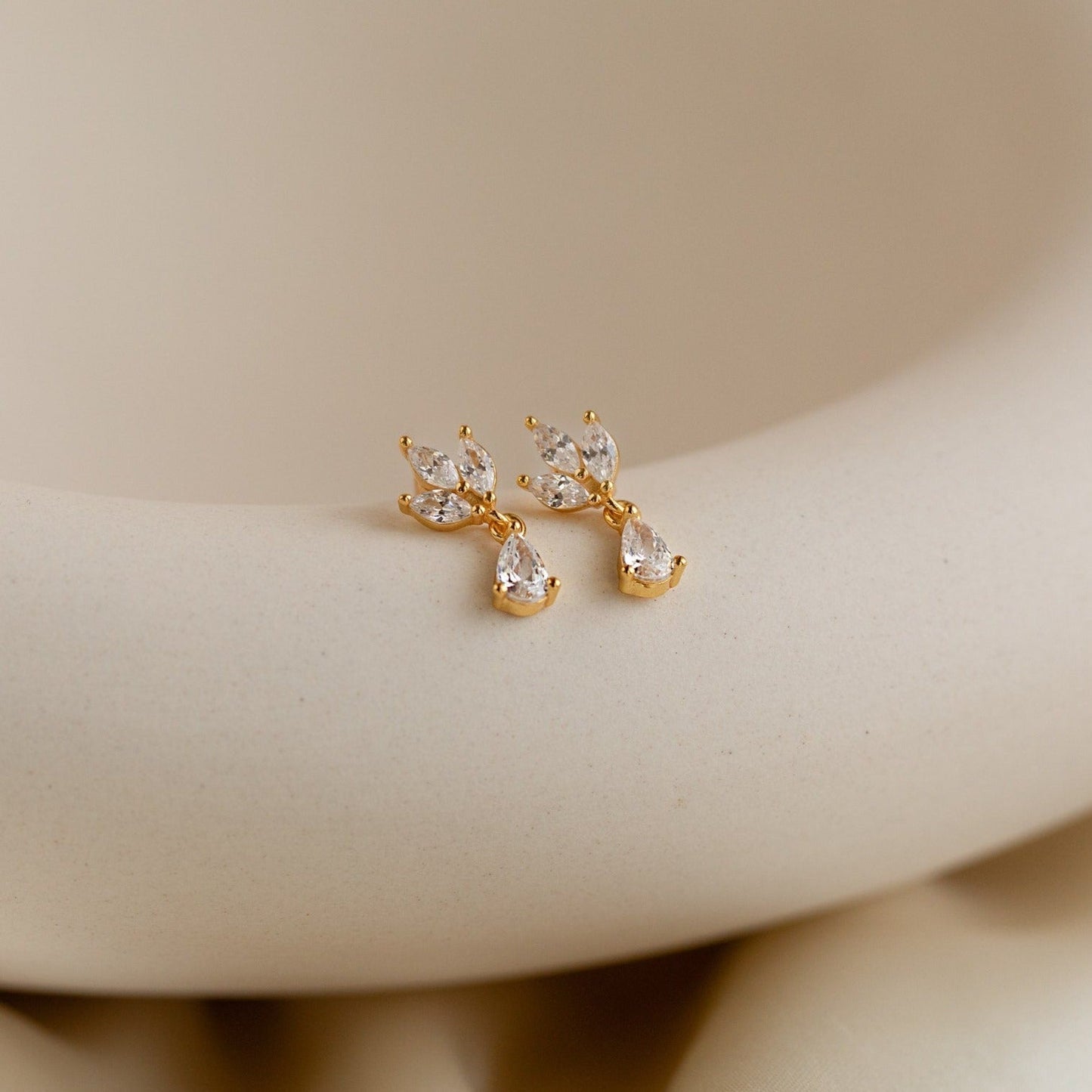 Marquise Drop Earrings Margot