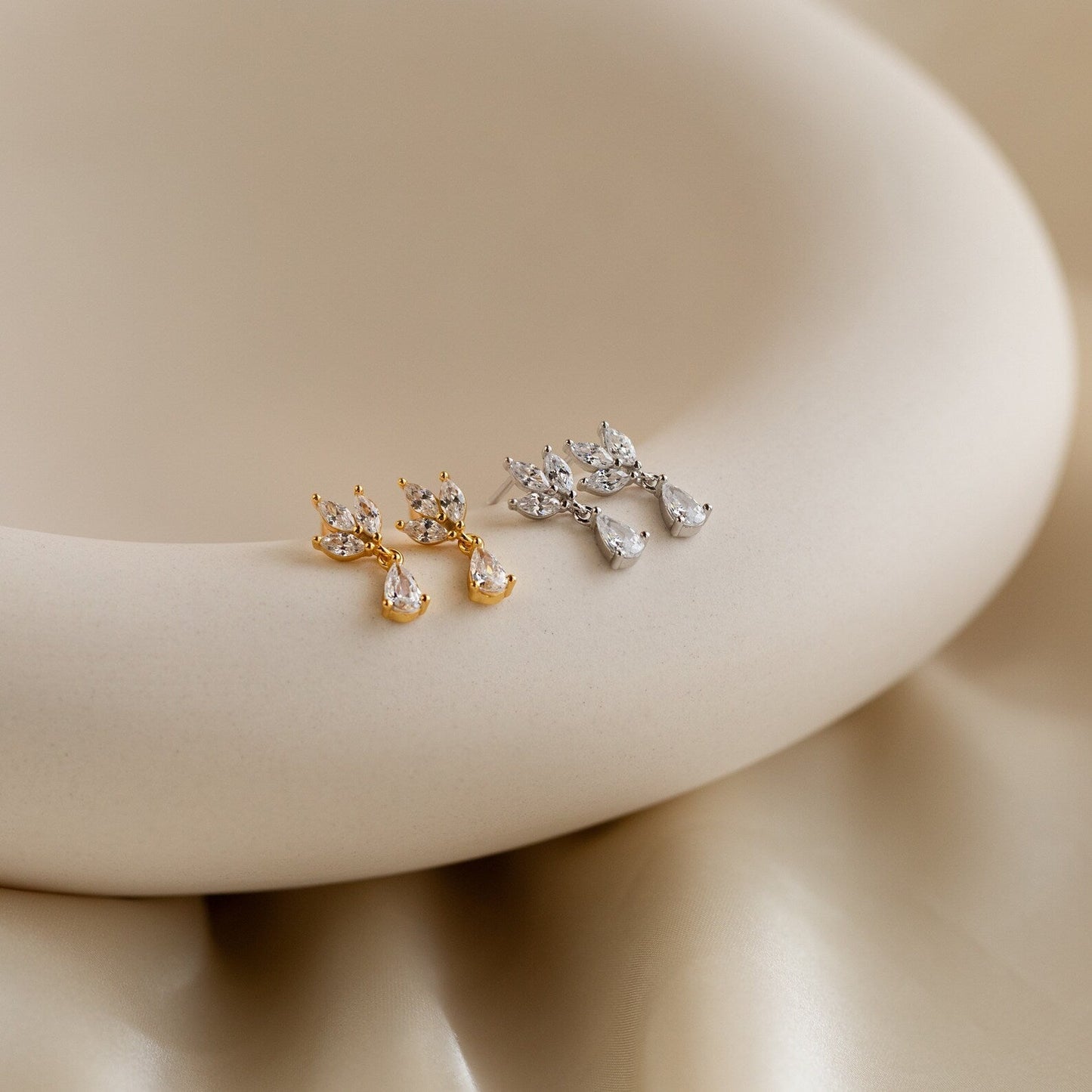 Marquise Drop Earrings Margot