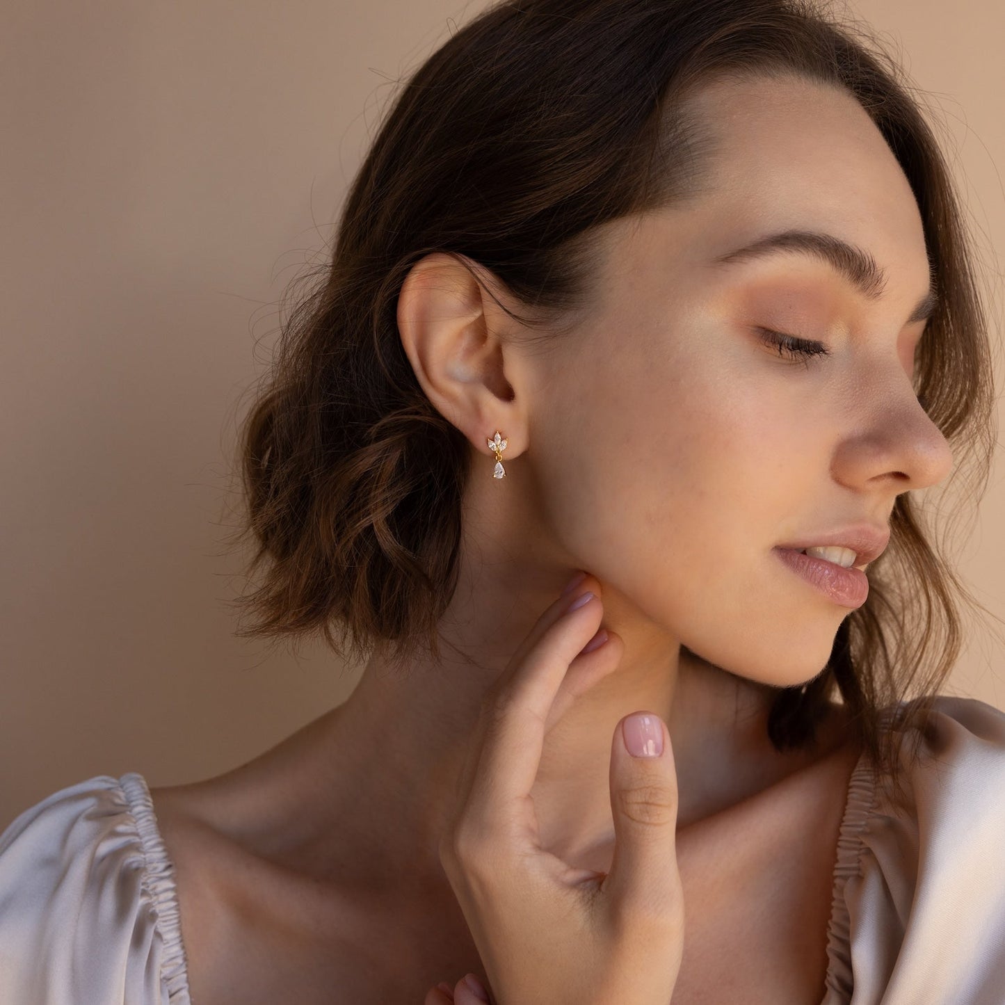 Marquise Drop Earrings Margot