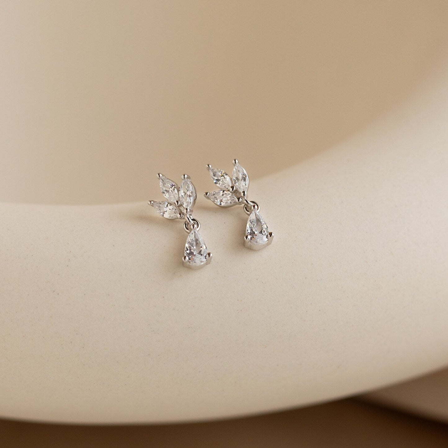 Marquise Drop Earrings Margot