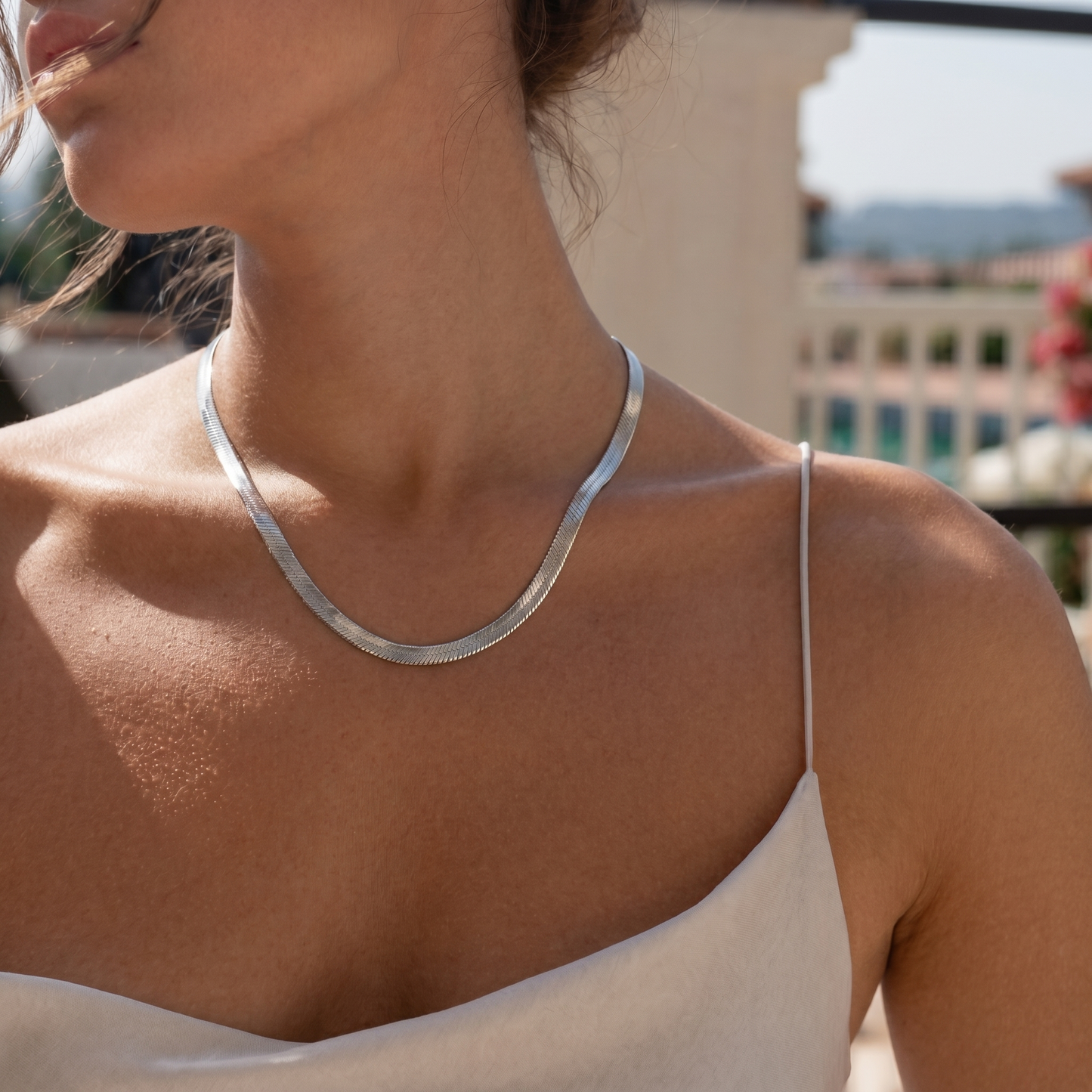 Minimalist Gold Choker Necklace Margot