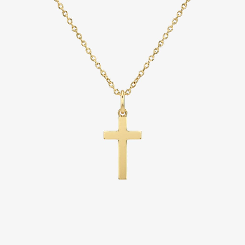 Minimalist Gold Cross Necklace Margot