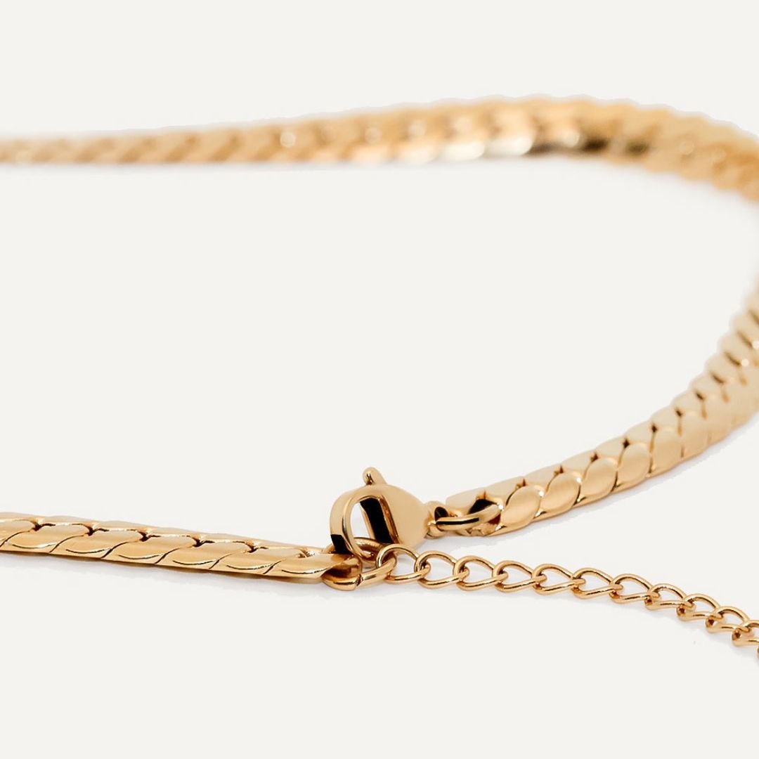 Minimalist Heart Choker Necklace Margot