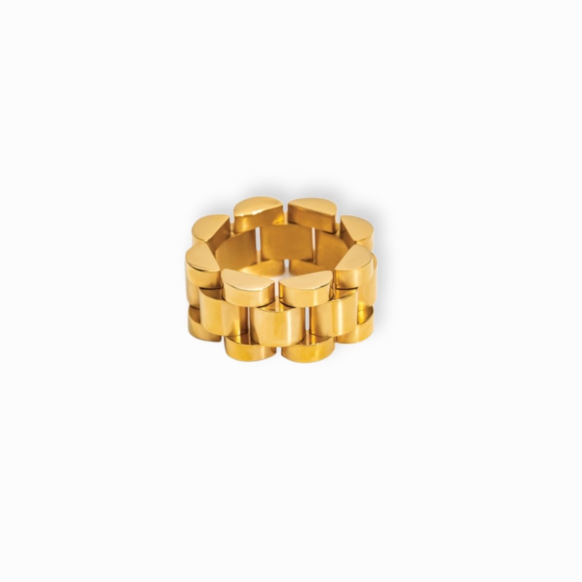 Minimalist Wide Gold Ring Margot