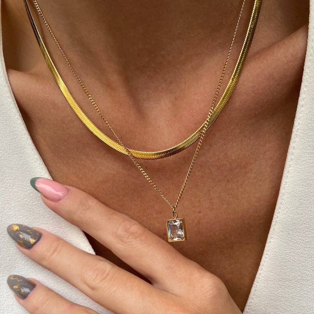 Mixed Gold Necklace Margot