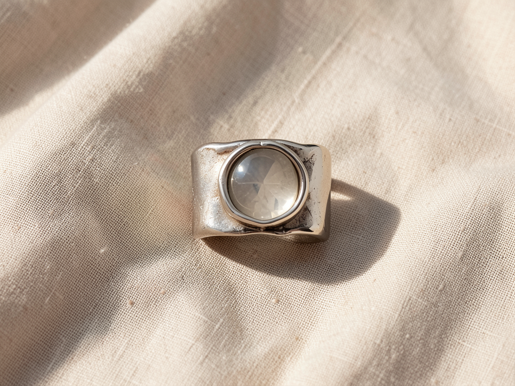 Moonstone Silver Ring Margot