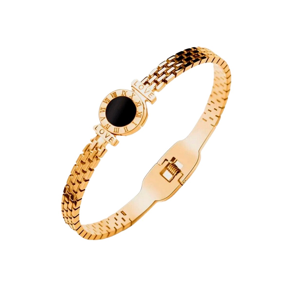 Onyx Stone Gold Bracelet Margot