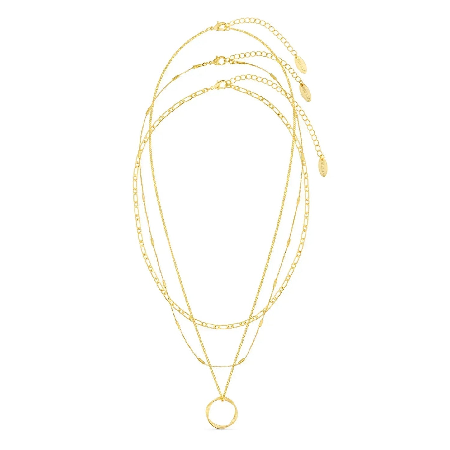 Open Circle Gold Necklace Margot