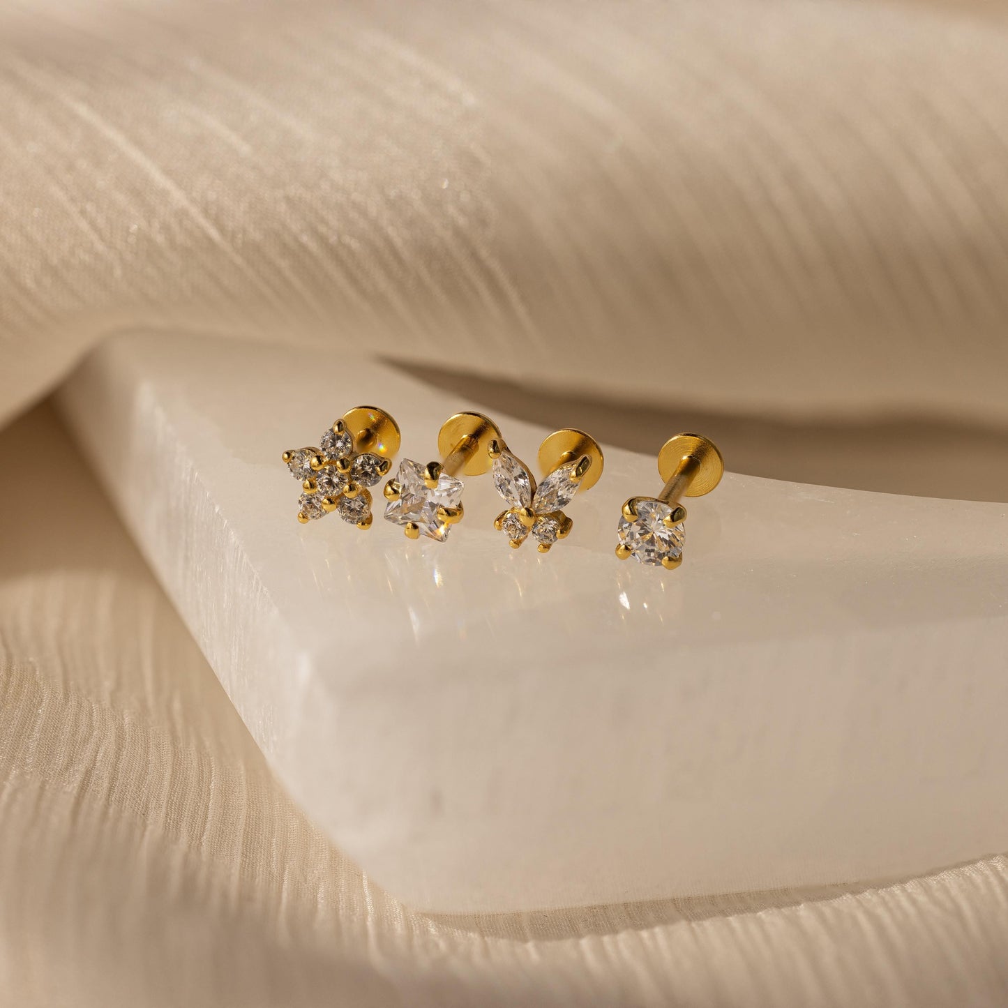 Pave Assortment Earring Set Margot