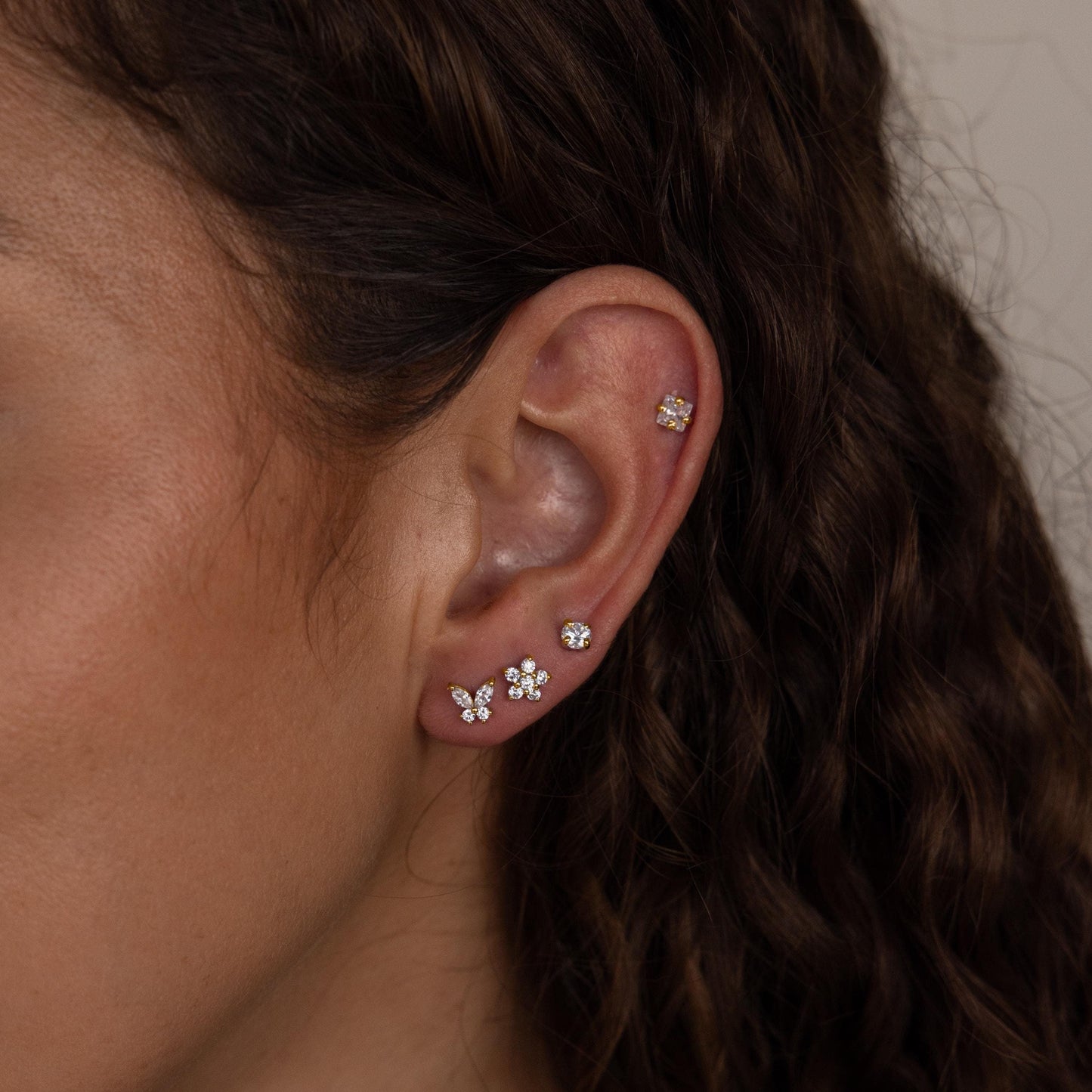 Pave Assortment Earring Set Margot