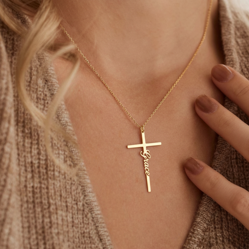Personalised Gold Necklace Margot