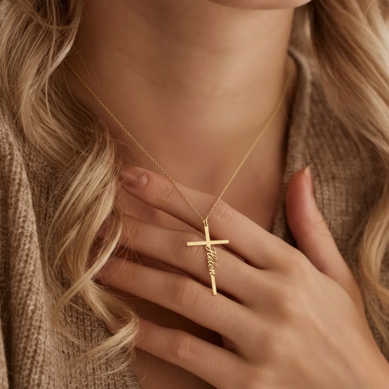 Personalised Gold Necklace Margot