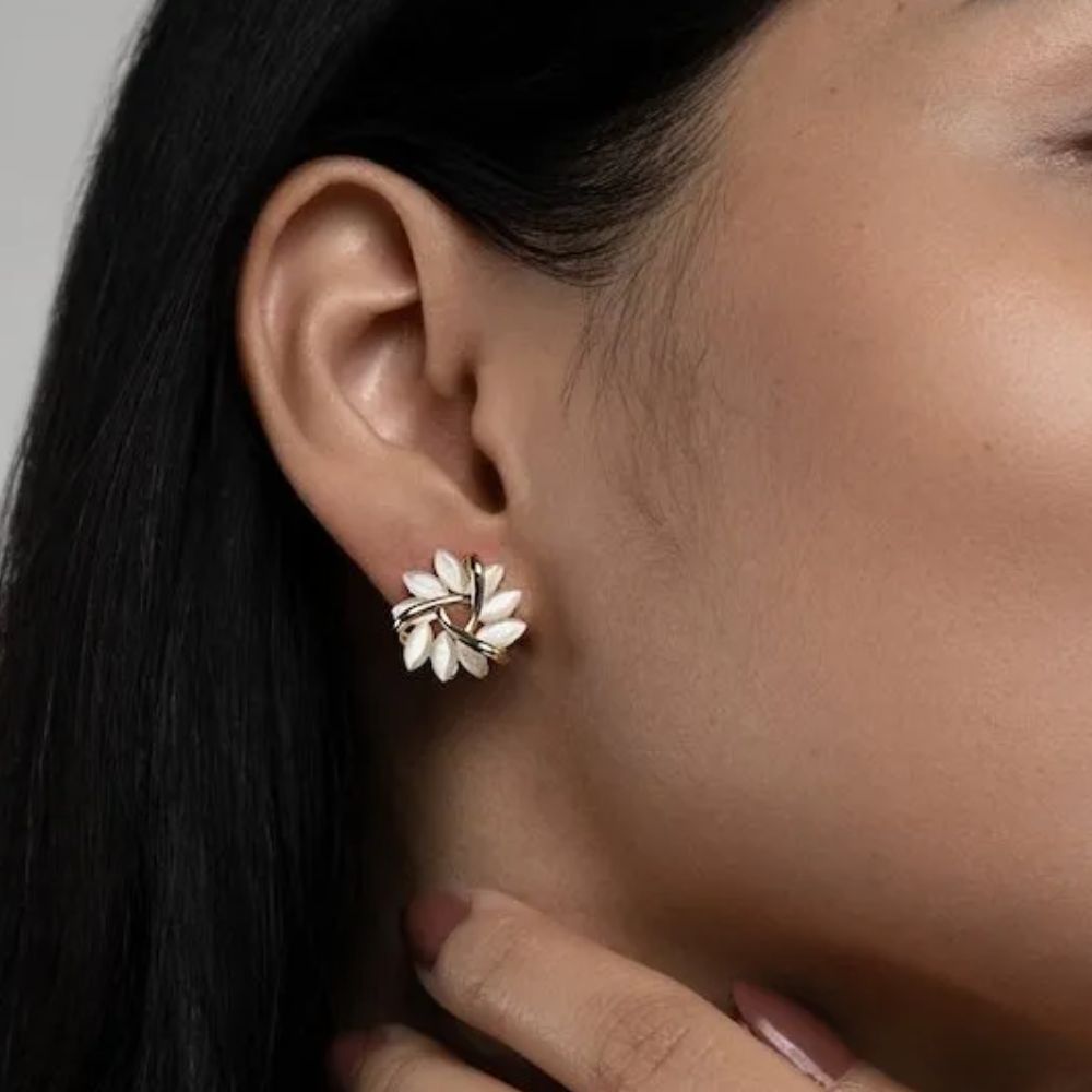 Petal Gold Opal Earrings Margot