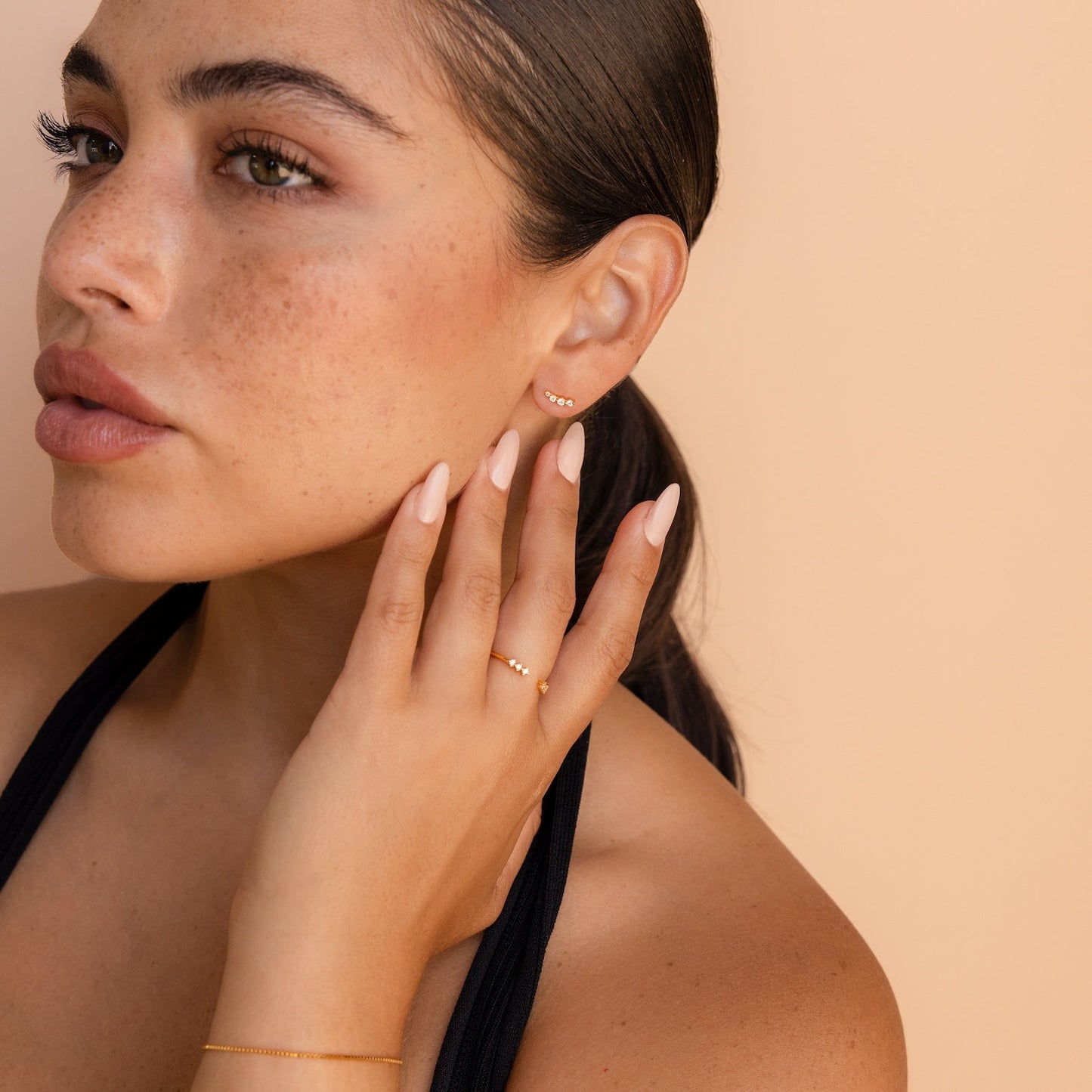 Petite Diamond Earrings Margot