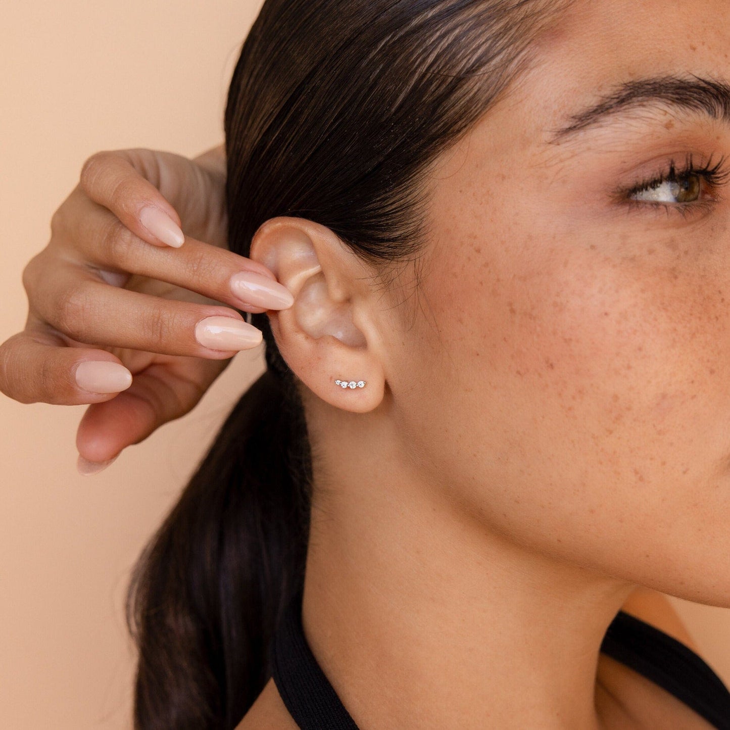 Petite Diamond Earrings Margot