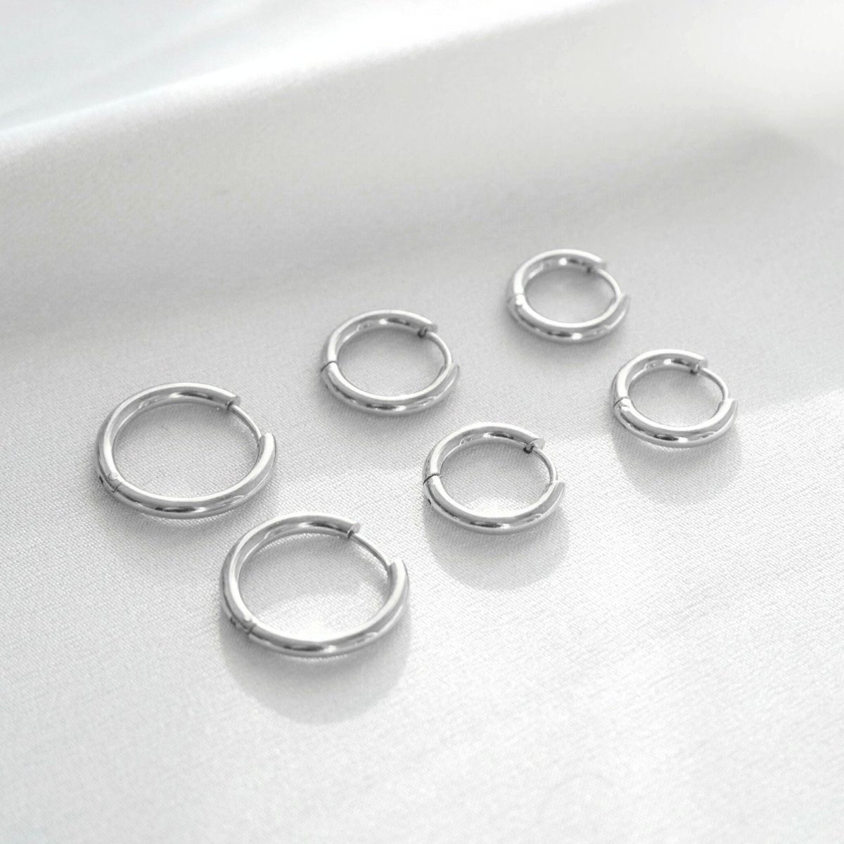 Polished Trio Hoop Earrings Margot