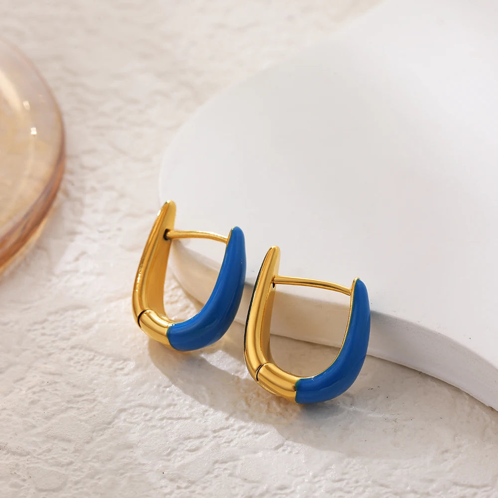 Sculpted Small Gold Hoop Earrings Margot