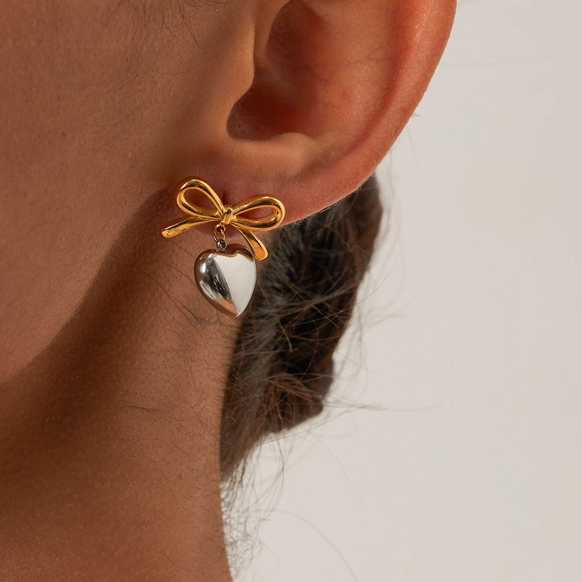 Sculptural Gold Earrings for Women Margot