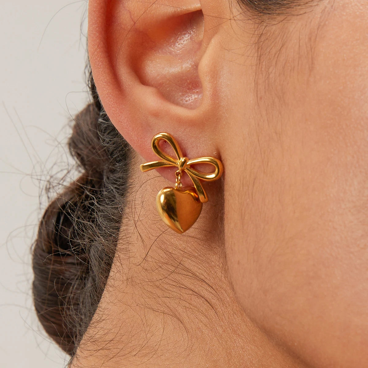 Sculptural Gold Earrings for Women Margot