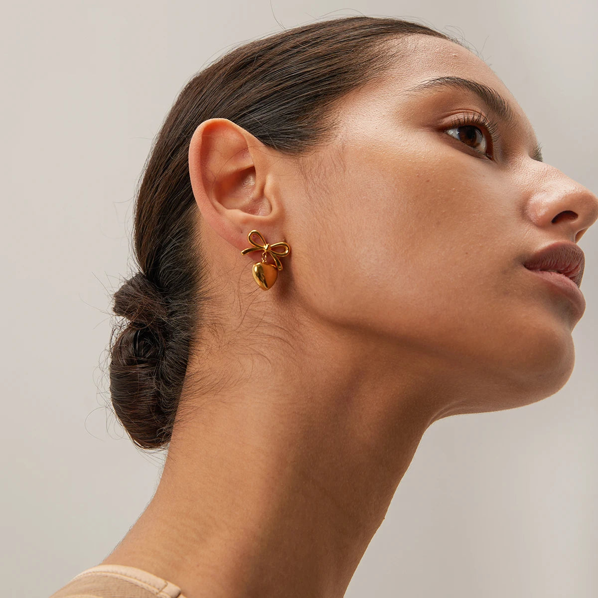 Sculptural Gold Earrings for Women Margot