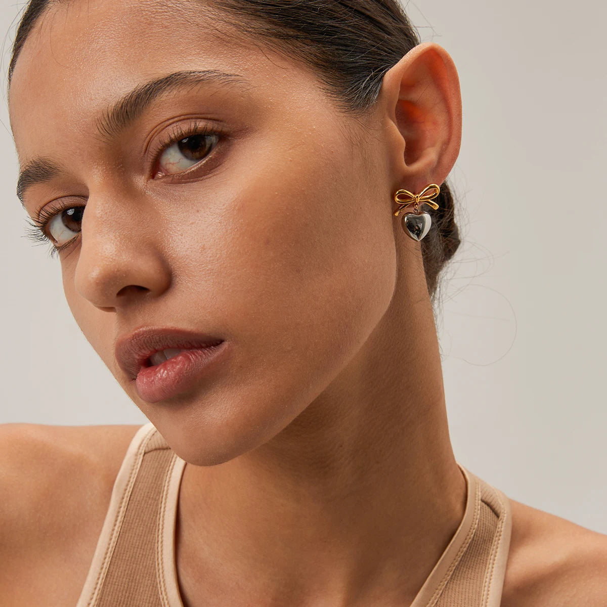 Sculptural Gold Earrings for Women Margot