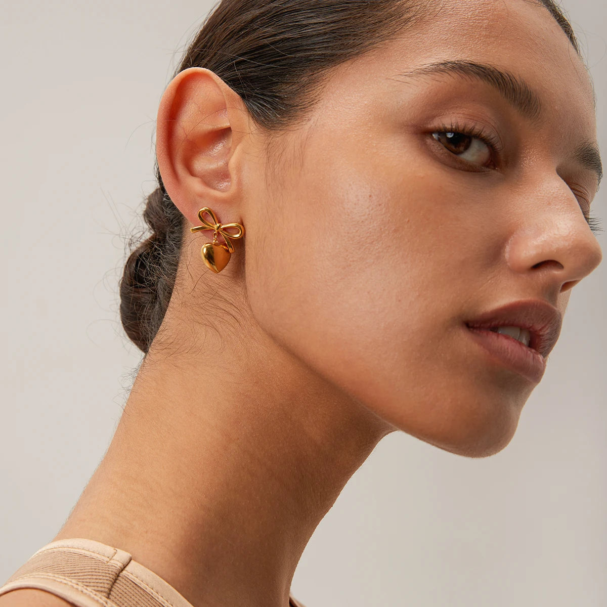 Sculptural Gold Earrings for Women Margot