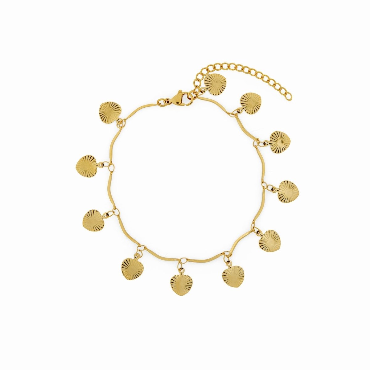 Shell Gold Anklet Margot