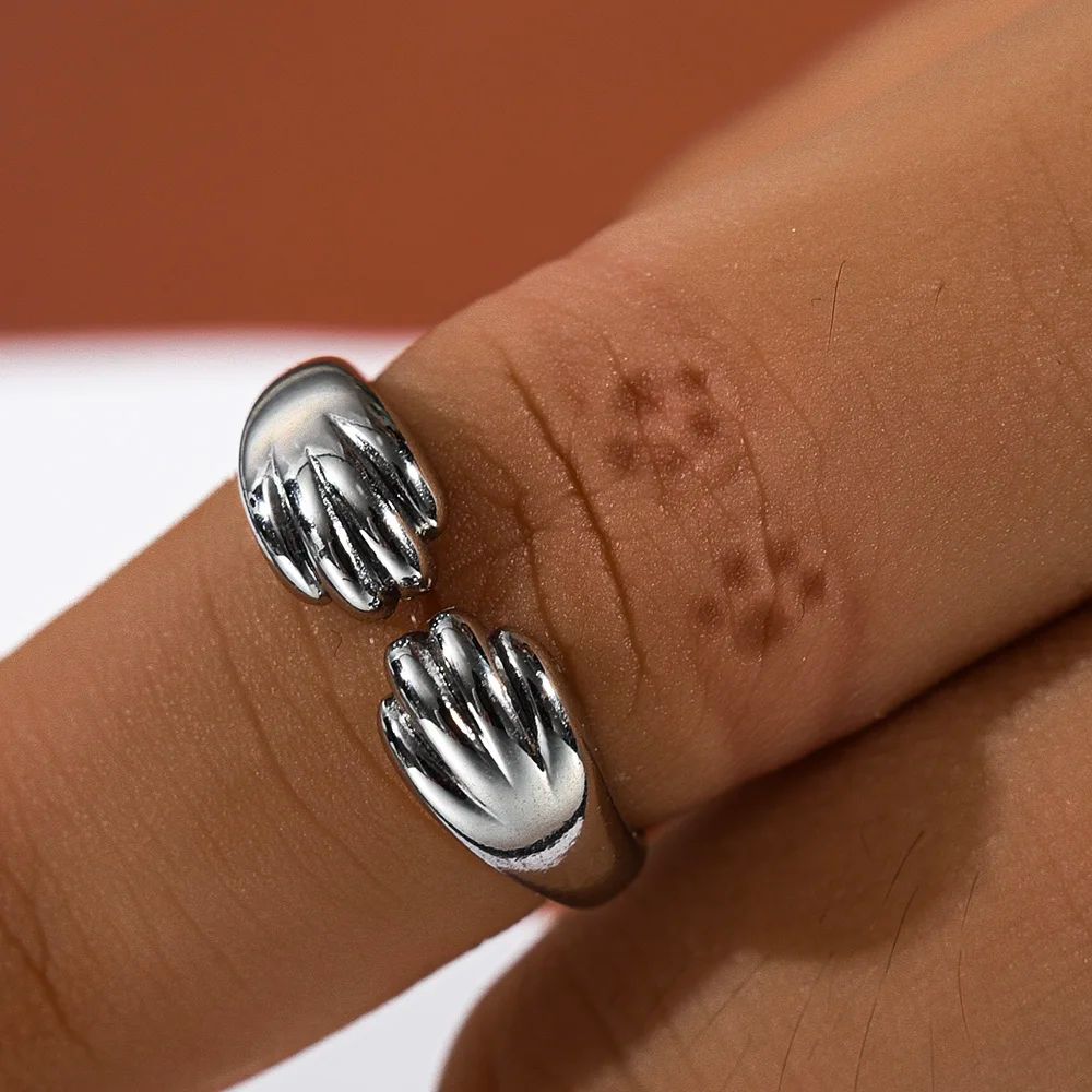 Silver Cat Paw Ring Margot