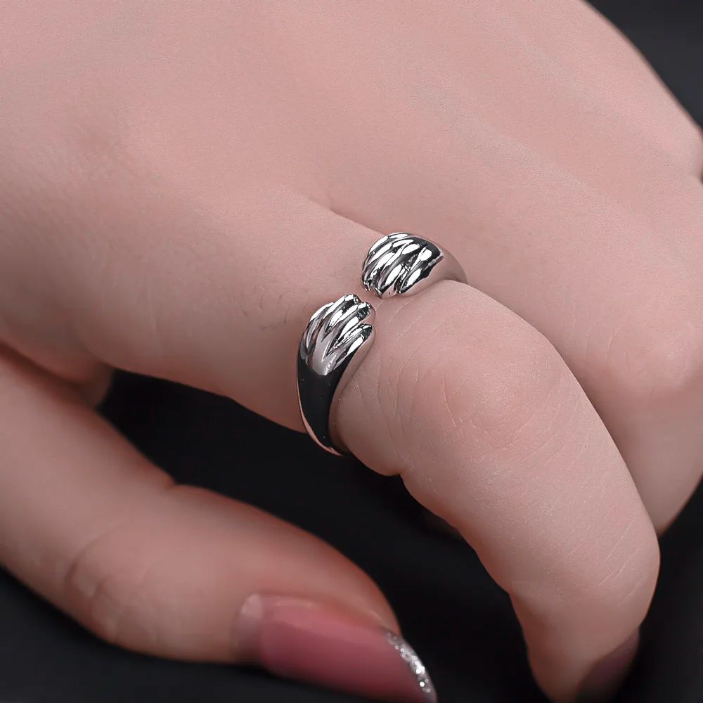 Silver Cat Paw Ring Margot