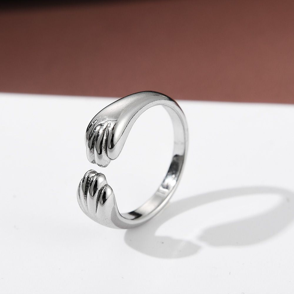 Silver Cat Paw Ring Margot