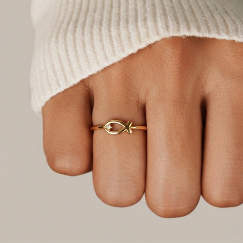 Simple Gold Ring Margot