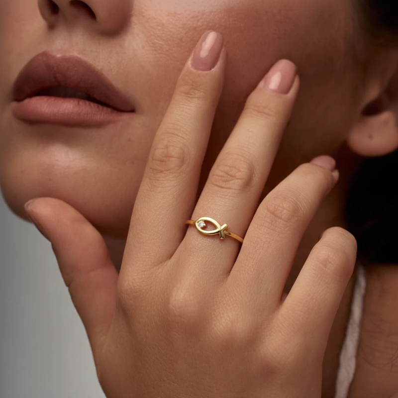 Simple Gold Ring Margot