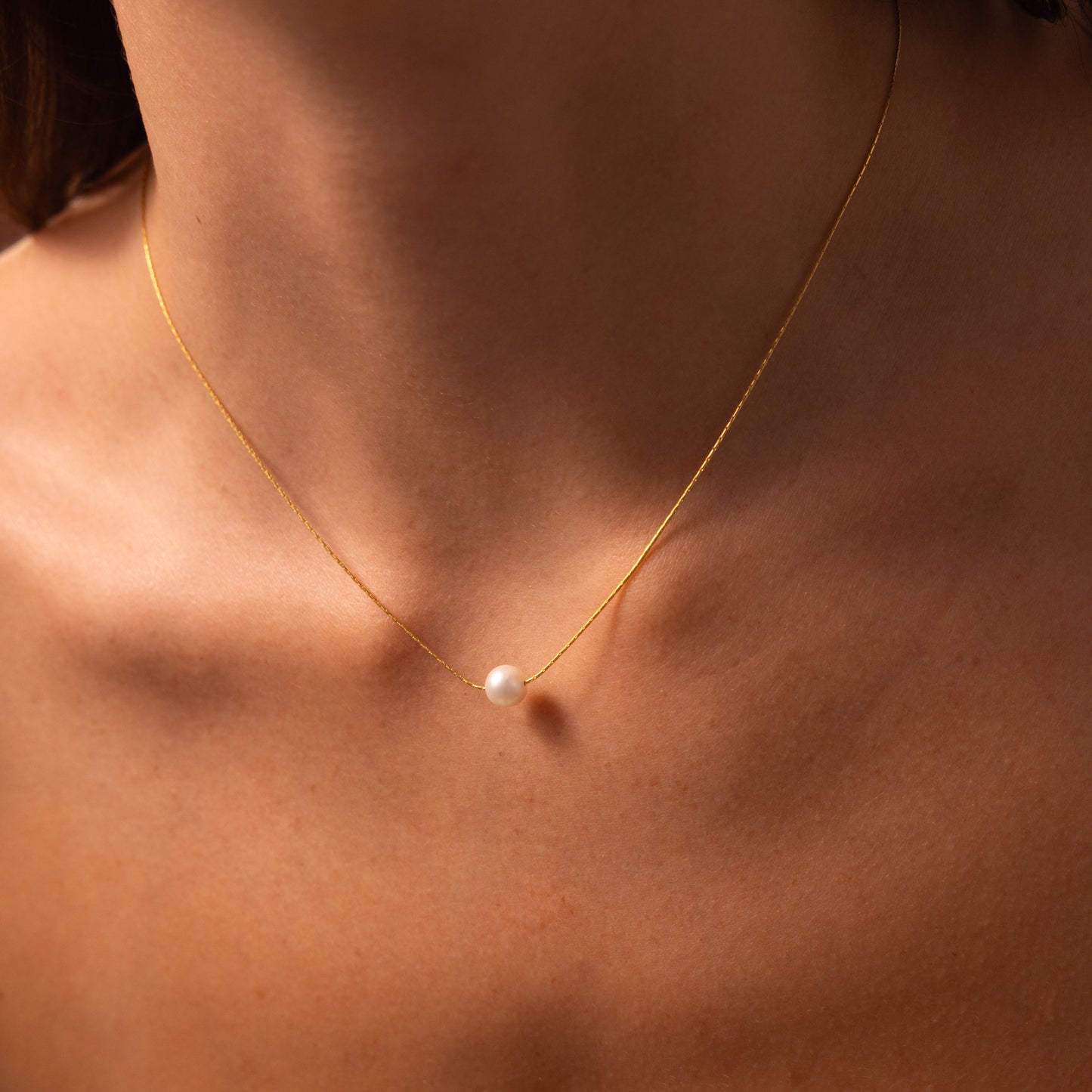 Simple Pearl Necklace Margot